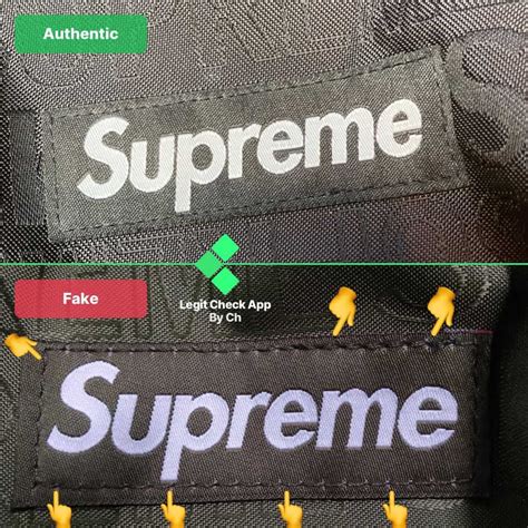 how to tell fake supreme bag|is a supreme bag genuine.